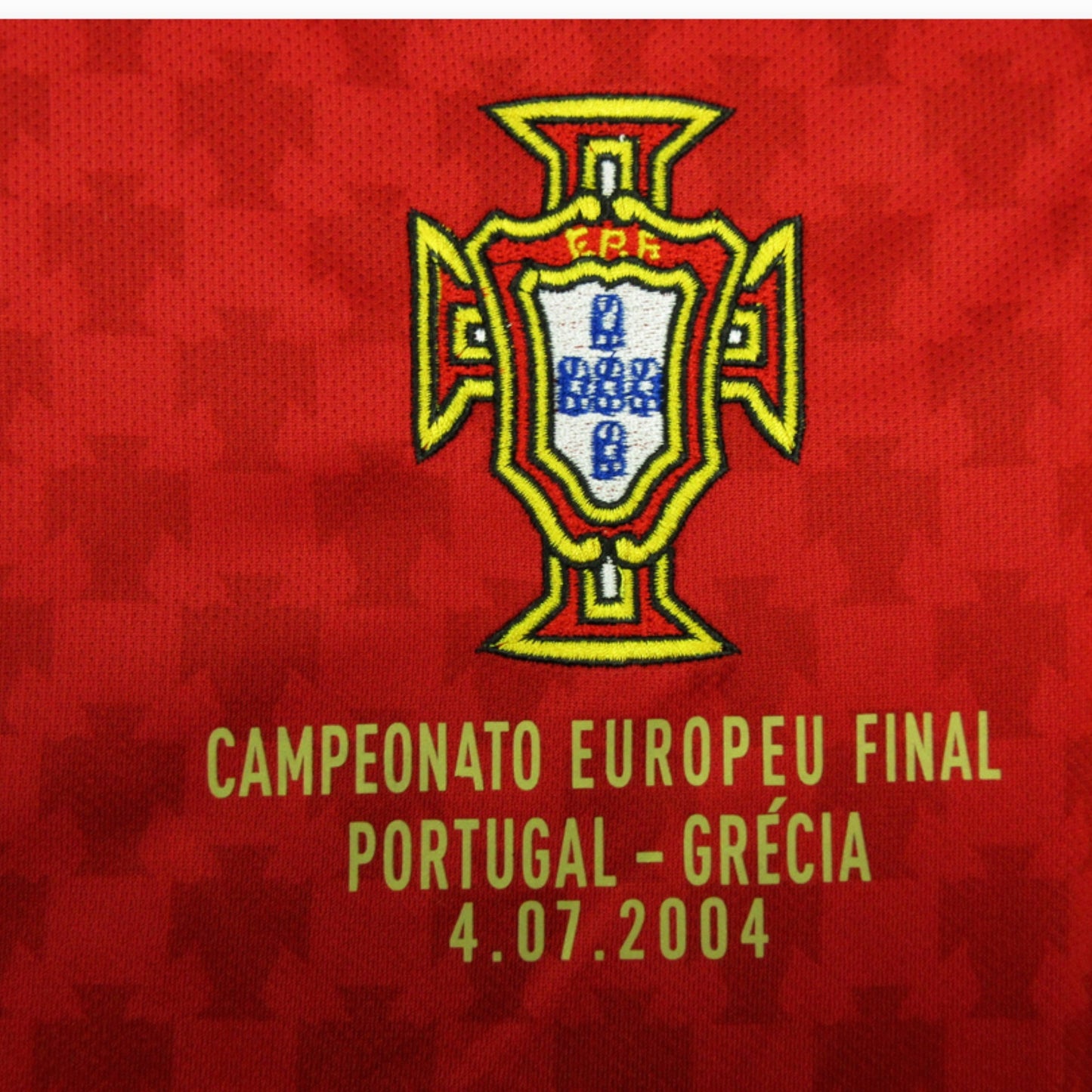 Camiseta Portugal 2004 Titular Final Eurocopa
