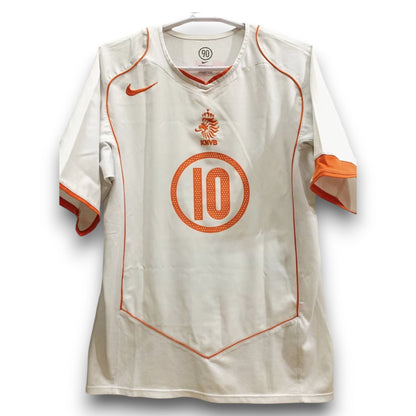 Maillot Pays-Bas 2004 Extérieur Van Nistelrooy 10