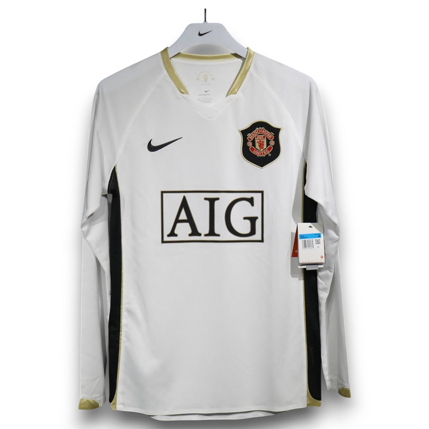Camiseta Manchester United 2006-2007 Visitante - Manga Larga