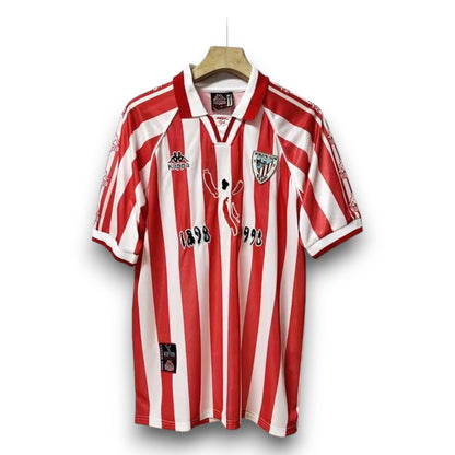 Athletic Club Bilbao 1997-1998 Home 100th Anniversary Shirt