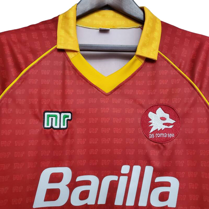 Camiseta AS Roma 1990-1991 Titular