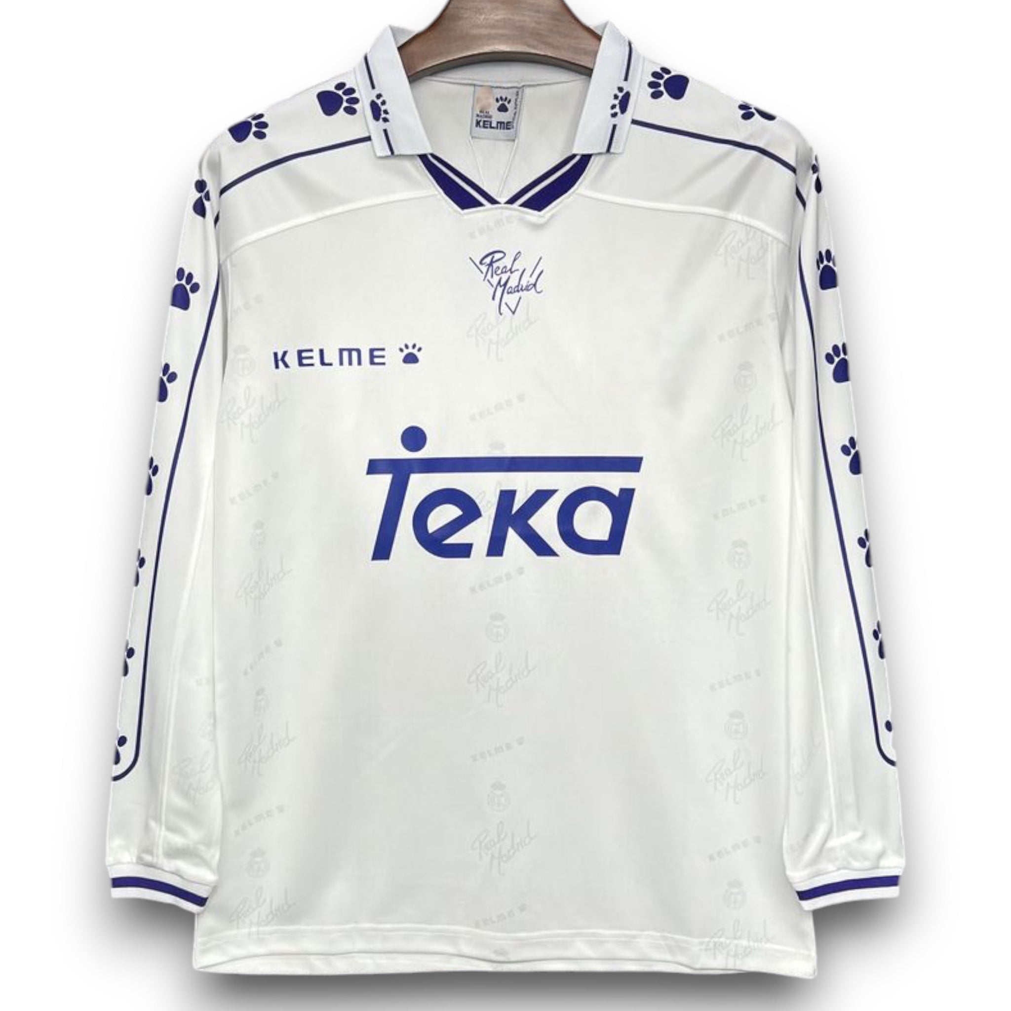 Real Madrid 1994-1996 Home Long Sleeve Shirt