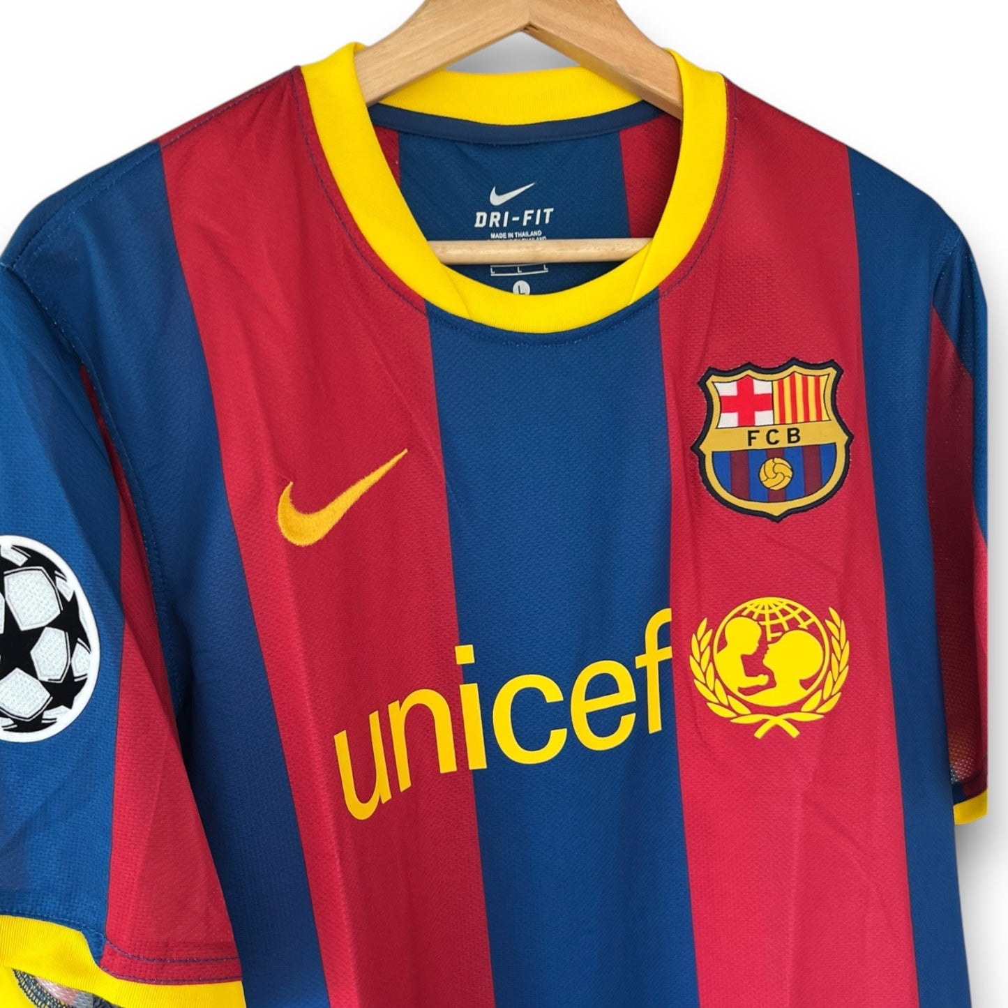 Maillot Barcelone 2010-2011 Domicile UCL Messi 10