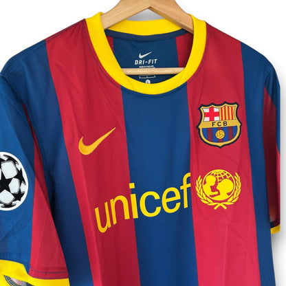 Maillot Barcelone 2010-2011 Domicile UCL Messi 10
