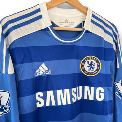 Camiseta Chelsea 2011-2012 Titular Manga Larga