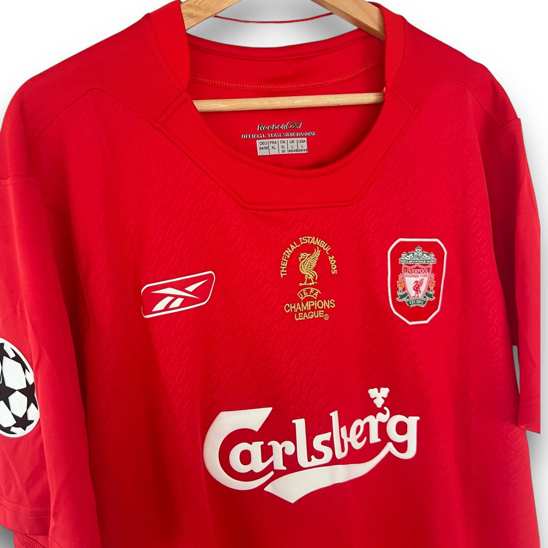 Camiseta Liverpool 2004-2005 Titular Final UCL