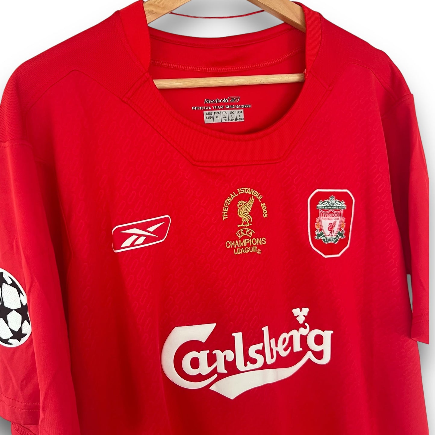 Camiseta Liverpool 2004-2005 Titular Final UCL