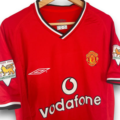 Camiseta Manchester United 2000-2001 Titular