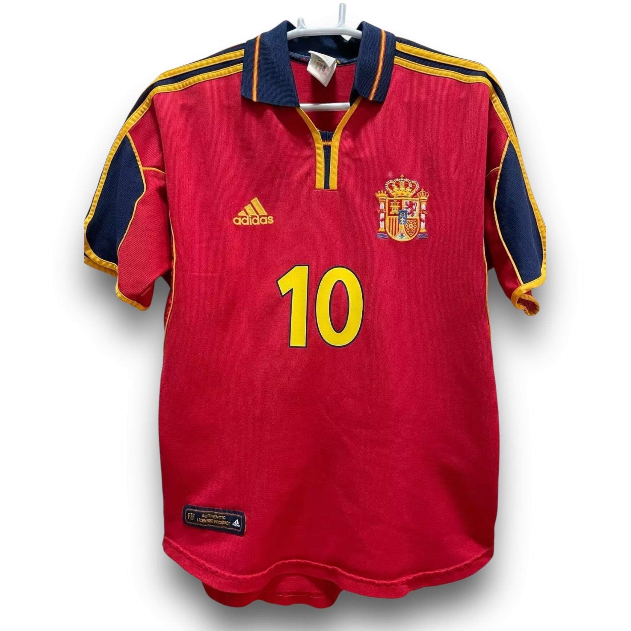 Spain 2000 Home Shirt Raul 10