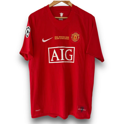 Camiseta Manchester United 2007-2008 Titular Final UCLFinal UCL