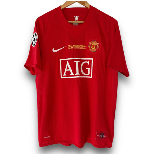 Camiseta Manchester United 2007-2008 Titular Final UCLFinal UCL