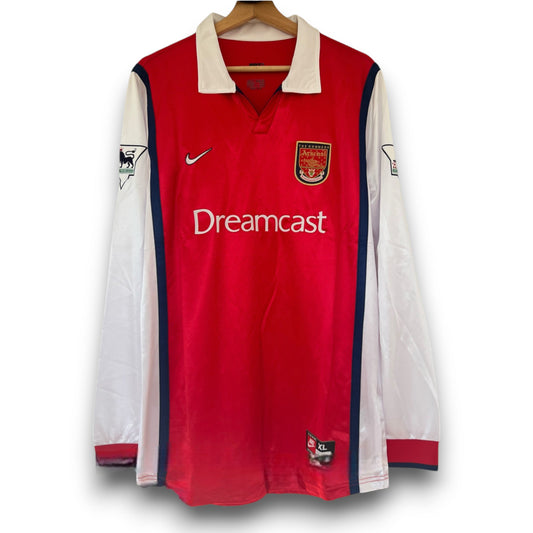 Camiseta Arsenal 1998 Titular Manga Larga