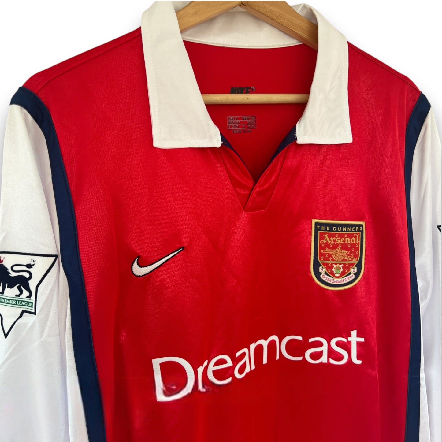 Camiseta Arsenal 1998 Titular Manga Larga