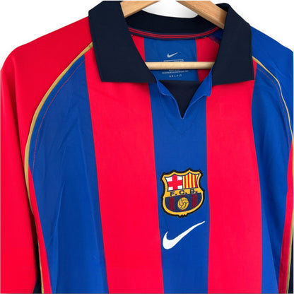 Camiseta Barcelona 2001-2002 Titular