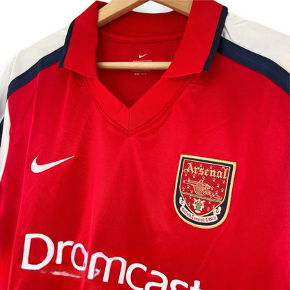 Camiseta Arsenal 2000-2001 Titular