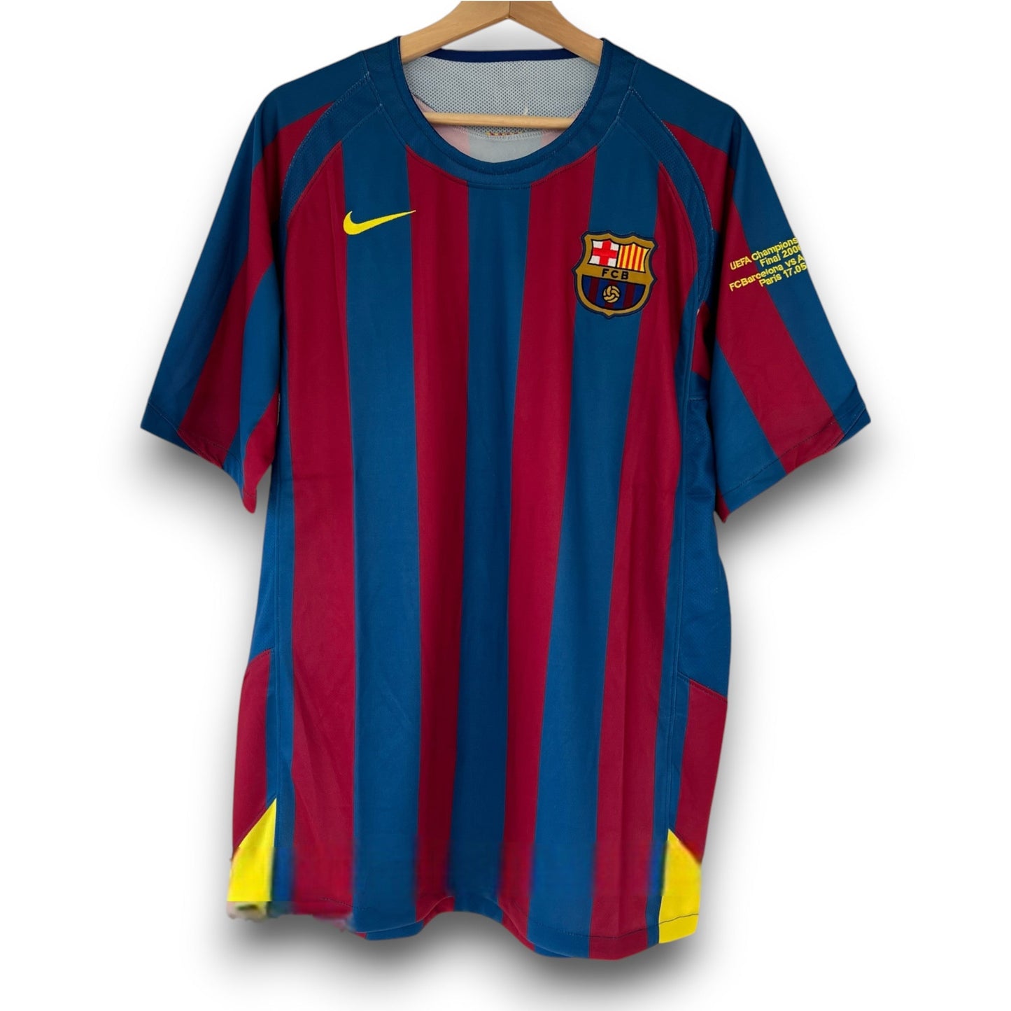 Camiseta Barcelona 2005-2006 Titular Final UCL