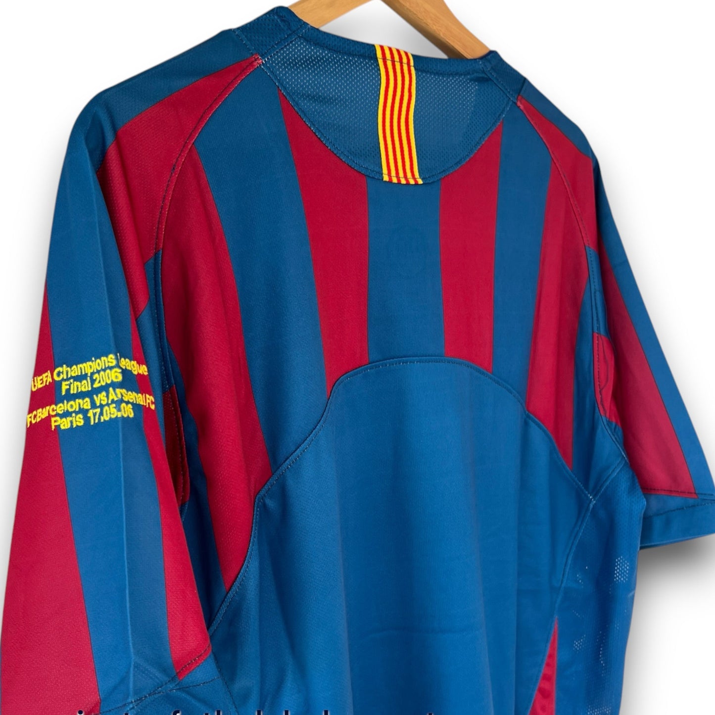Camiseta Barcelona 2005-2006 Titular Final UCL