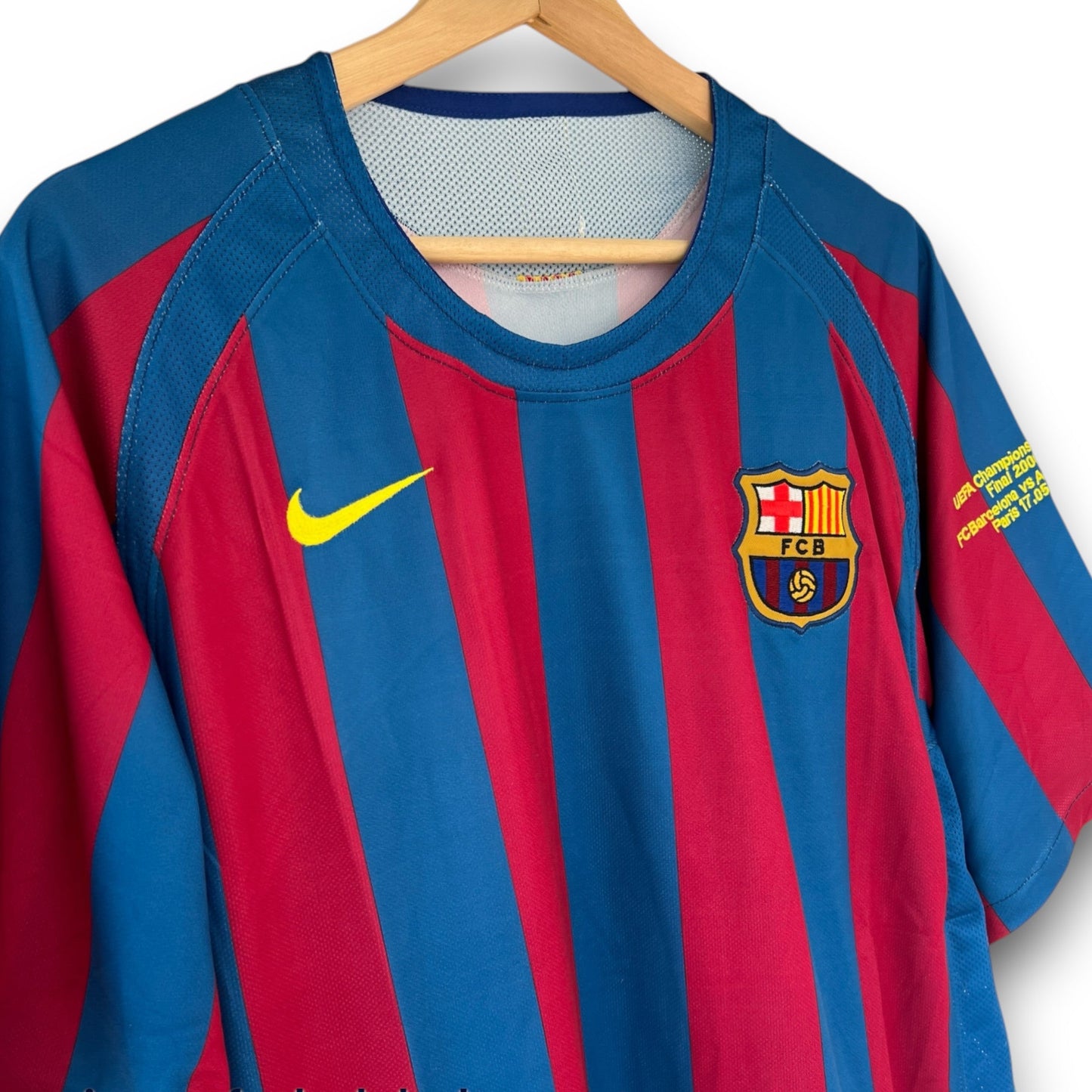 Camiseta Barcelona 2005-2006 Titular Final UCL