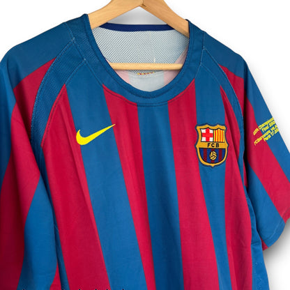 Camiseta Barcelona 2005-2006 Titular Final UCL