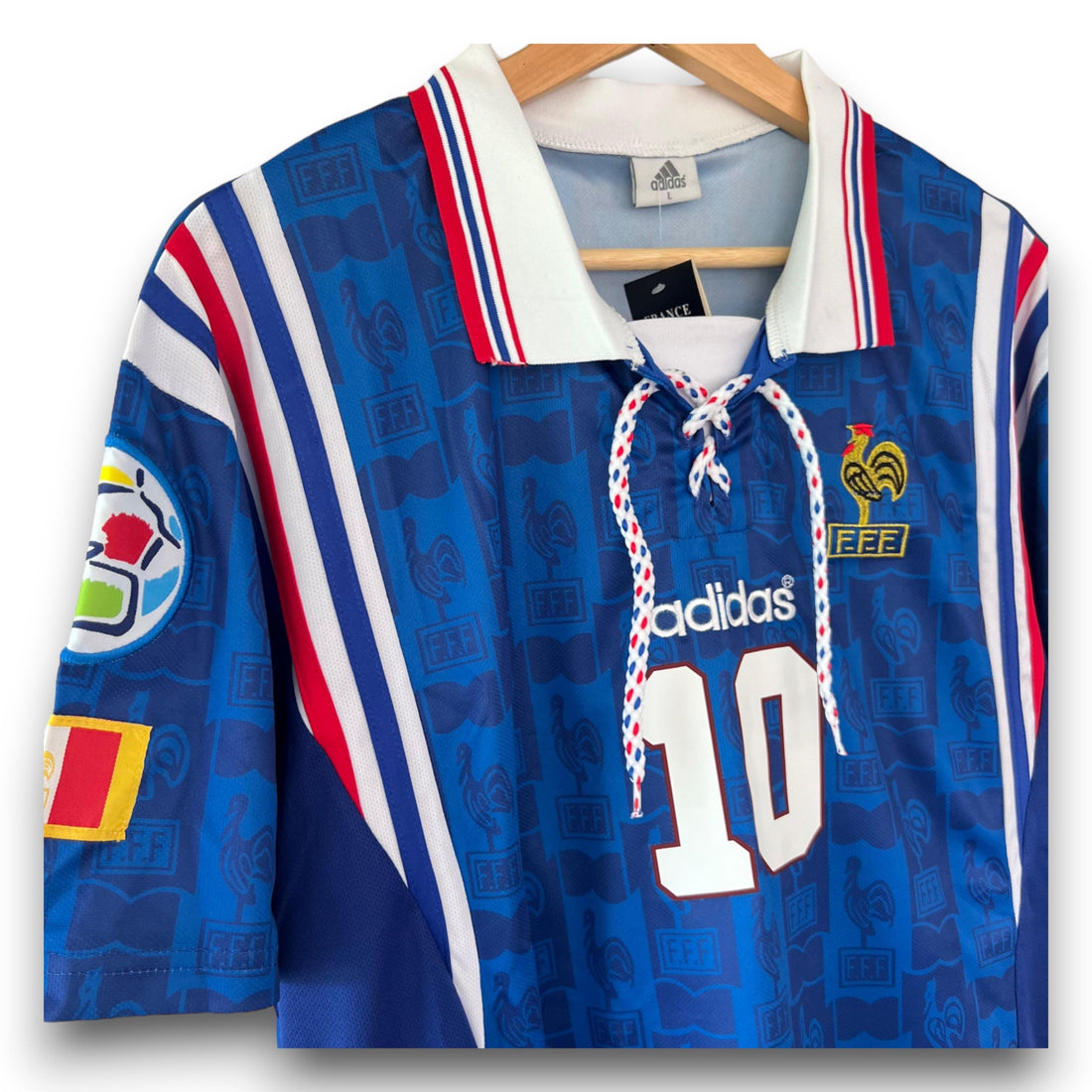 Camiseta Francia 1996 Titular Zidane 10