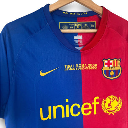 Camiseta Barcelona 2008-2009 Titular Final UCL
