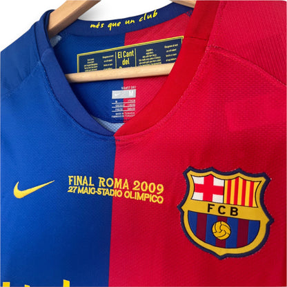 Camiseta Barcelona 2008-2009 Titular Final UCL