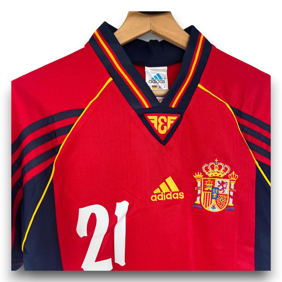 Spain 1998 Shirt Holder Luis Henrique 21