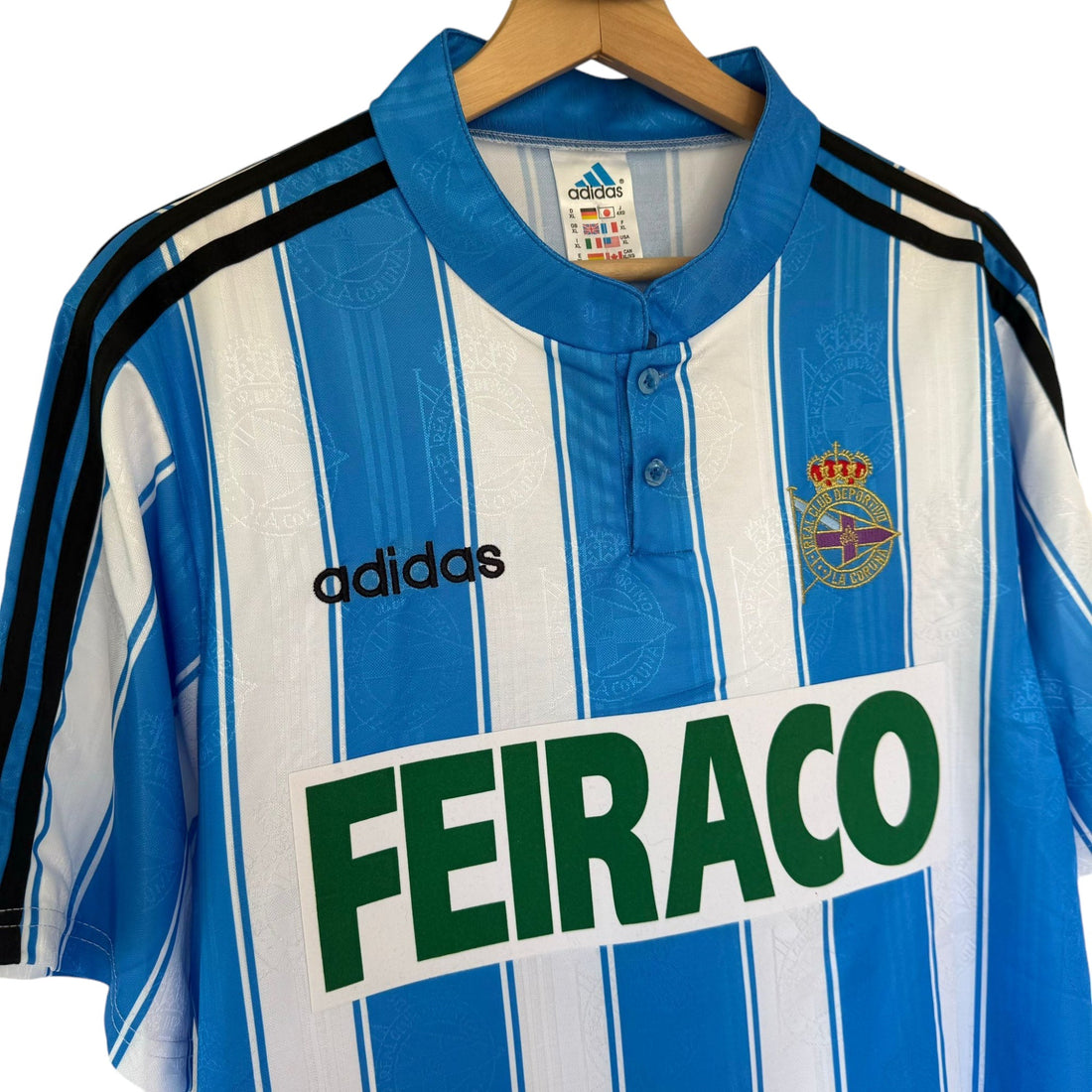 Camiseta Deportivo La Coruña 1997-1998 Titular