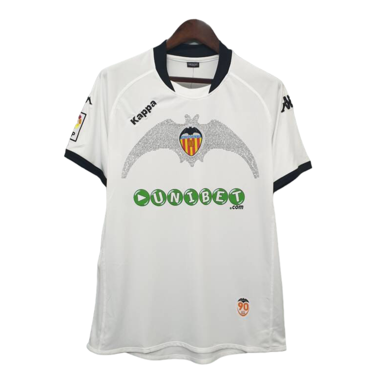 Camiseta Valencia CF 2009-2010 Titular 90ª Aniversario