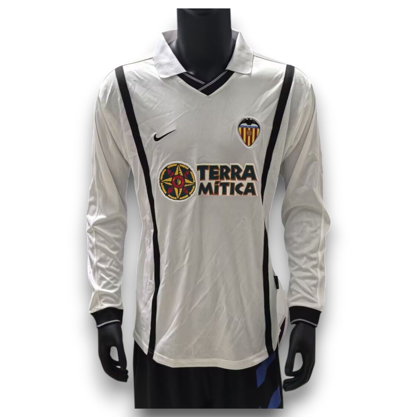 Camiseta Valencia CF 2000-2001 Titular Manga Larga
