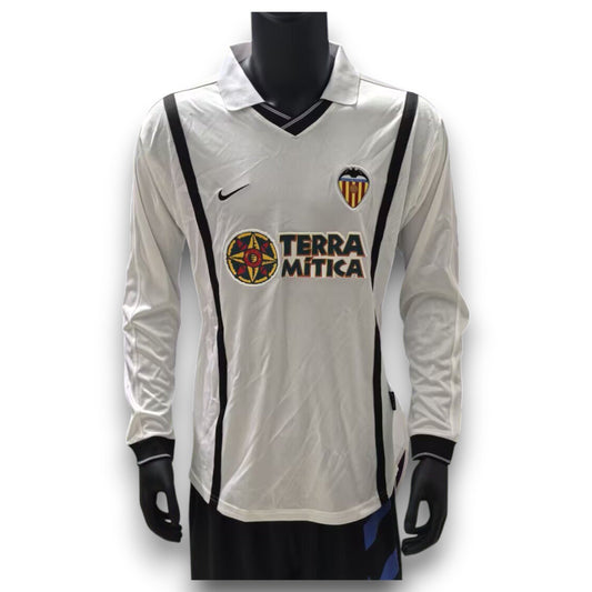 Camiseta Valencia CF 2000-2001 Titular Manga Larga
