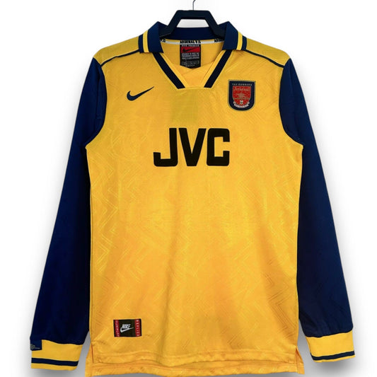 Camiseta Arsenal 1996-1997 Visitante Manga Larga