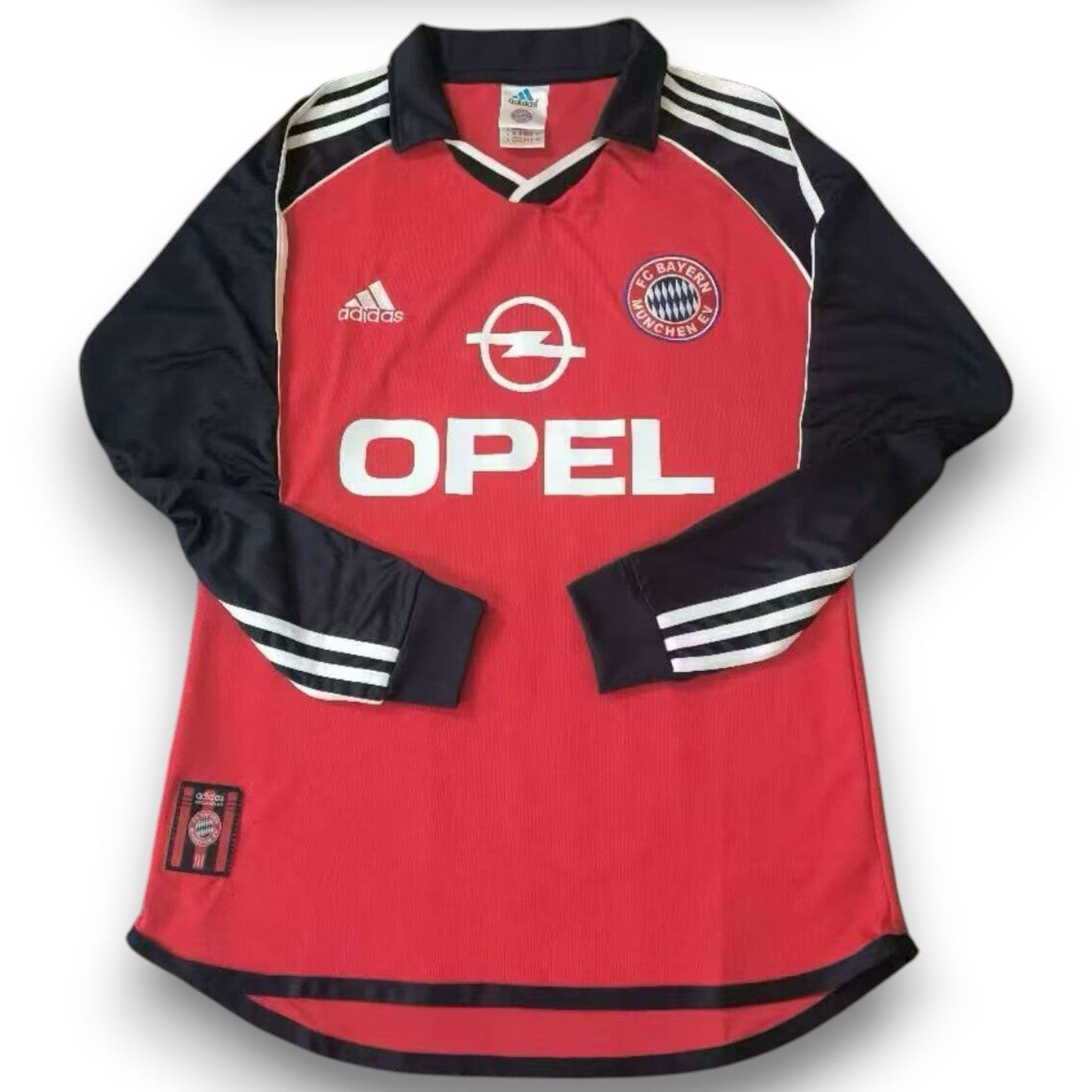 Camiseta Bayern München 2000-2001 Titular Manga Larga