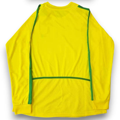 Camiseta Brasil 2002 Titular Manga Larga