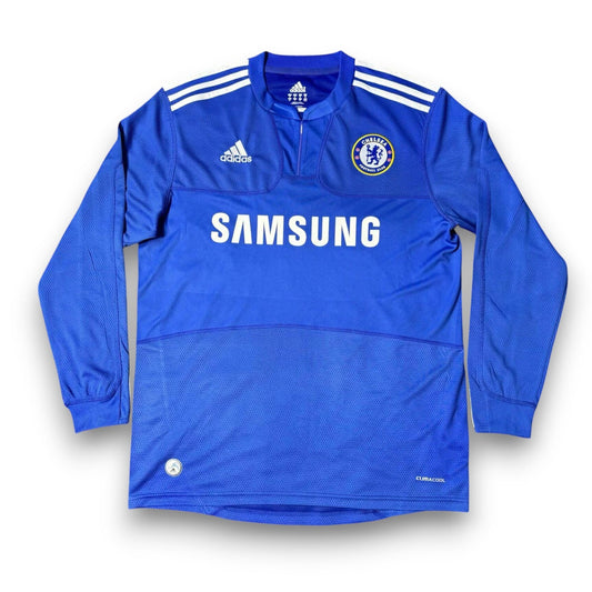 Camiseta Chelsea 2009-2010 Titular Manga Larga