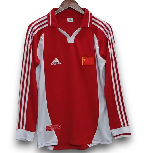 Camiseta China 2001 Titular Manga Larga