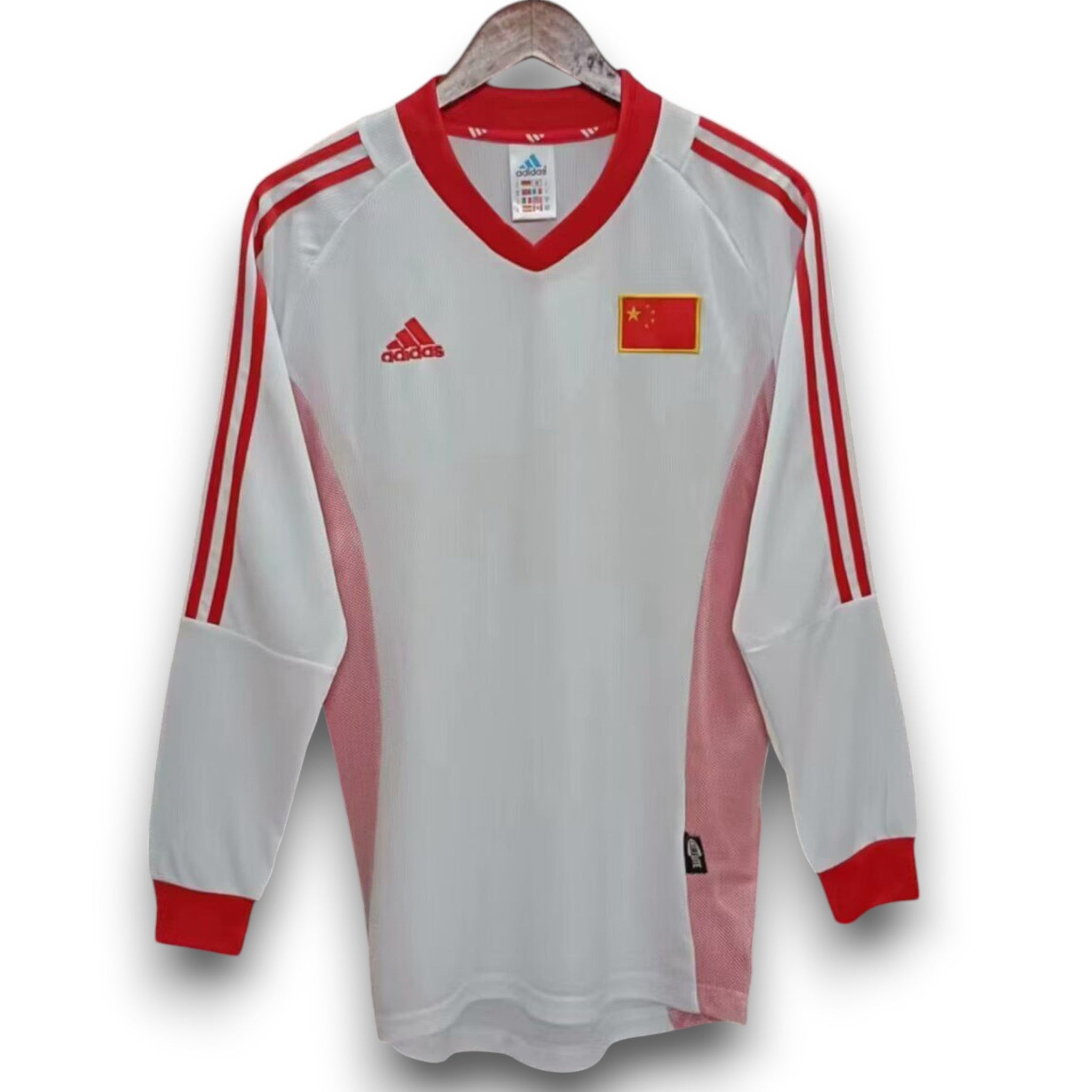 China 2002 Auswärts-Langarmtrikot