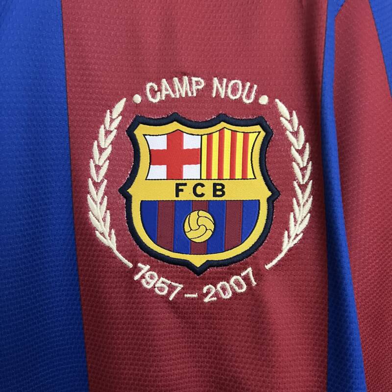 Camiseta Barcelona 2007-2008 Titular