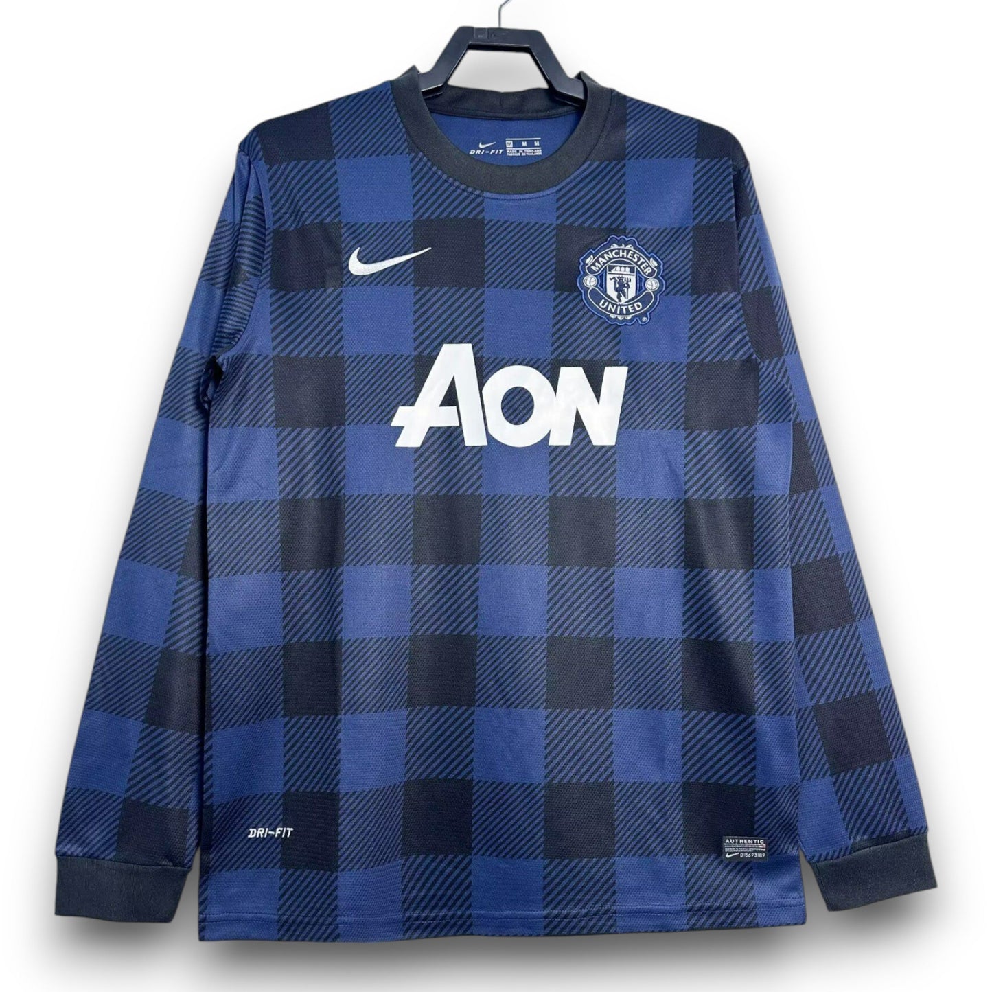 Camiseta Manchester United 2013-2014 Visitante Manga Larga