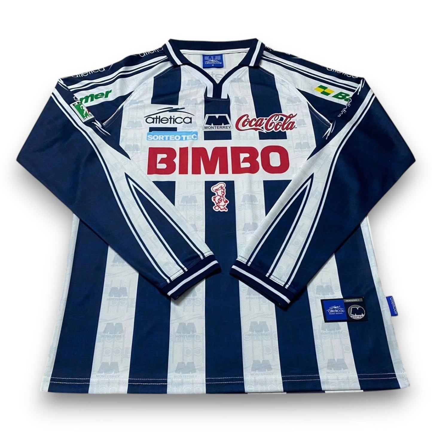 Camiseta Monterrey 1999-2000 Titular Manga Larga
