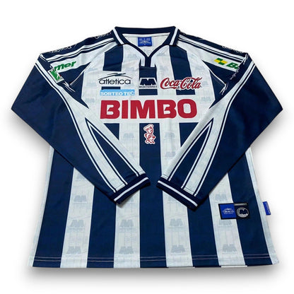 Camiseta Monterrey 1999-2000 Titular Manga Larga