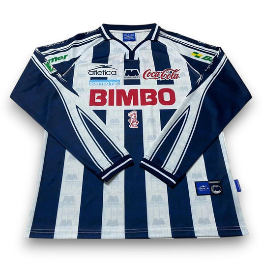 Camiseta Monterrey 1999-2000 Titular Manga Larga