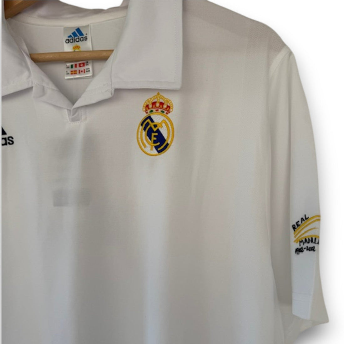 Real Madrid 2001-2002 Centenary Home Shirt