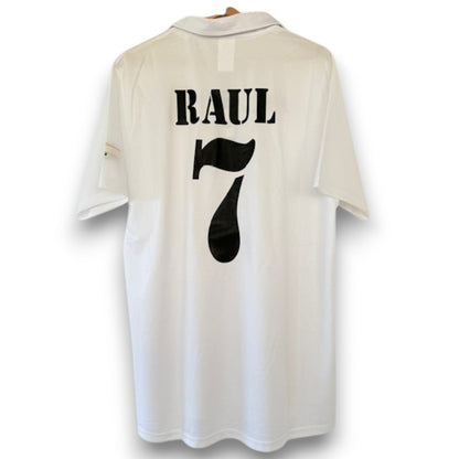 Real Madrid Trikot 2001-2002 Heim Jubiläum RAUL 7