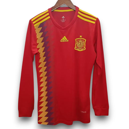 Camiseta España 2018 Titular Manga Larga