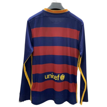 Camiseta Barcelona 2015-2016 Titular Manga Larga