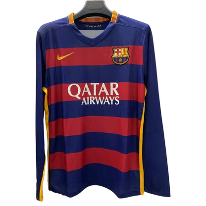 Camiseta Barcelona 2015-2016 Titular Manga Larga