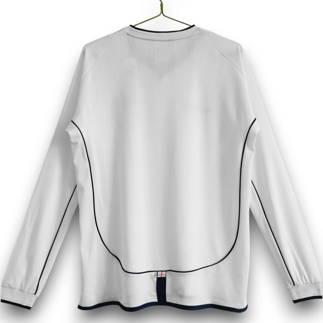Camiseta Inglaterra 2002 Titular Manga Larga