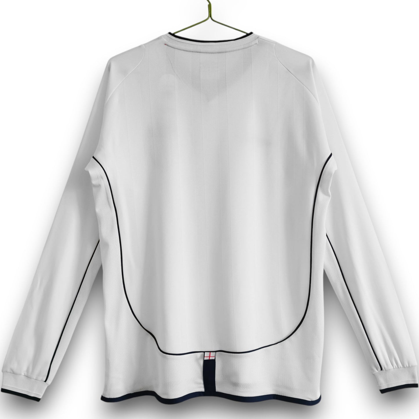 Camiseta Inglaterra 2002 Titular Manga Larga