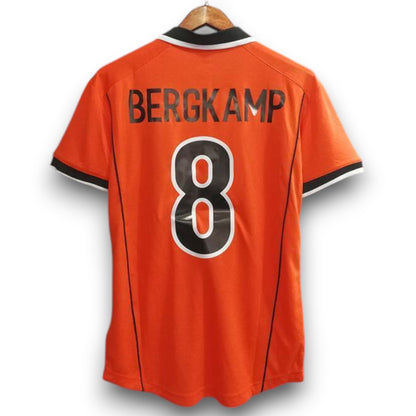 Maillot Pays-Bas 1998 Domicile Bergkamp 8